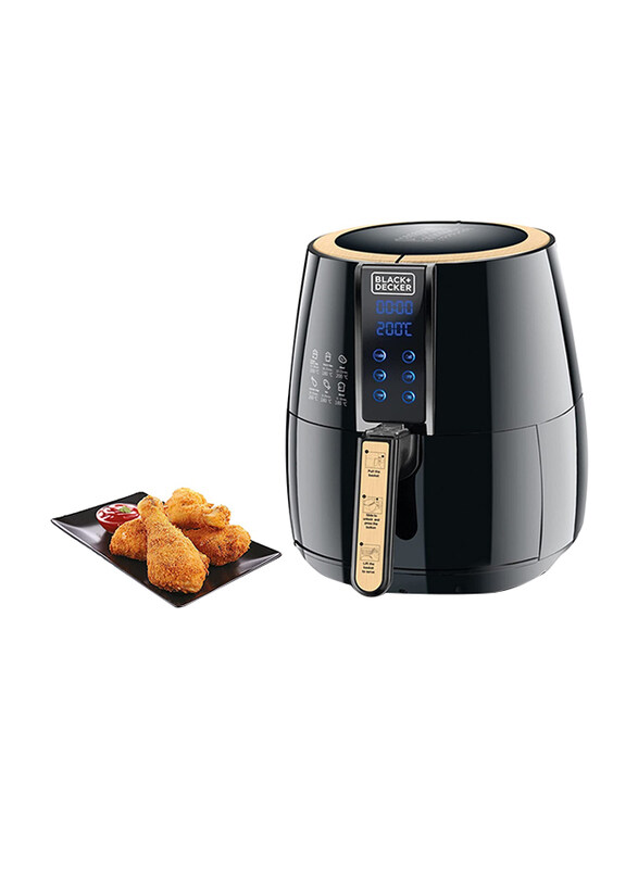 

Black+Decker 4L Digital Air Fryer, 1500W, AF400-B5, Black
