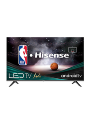 Hisense 32-Inch A4 Series HD LED Smart Android TV, 32A4H, Black
