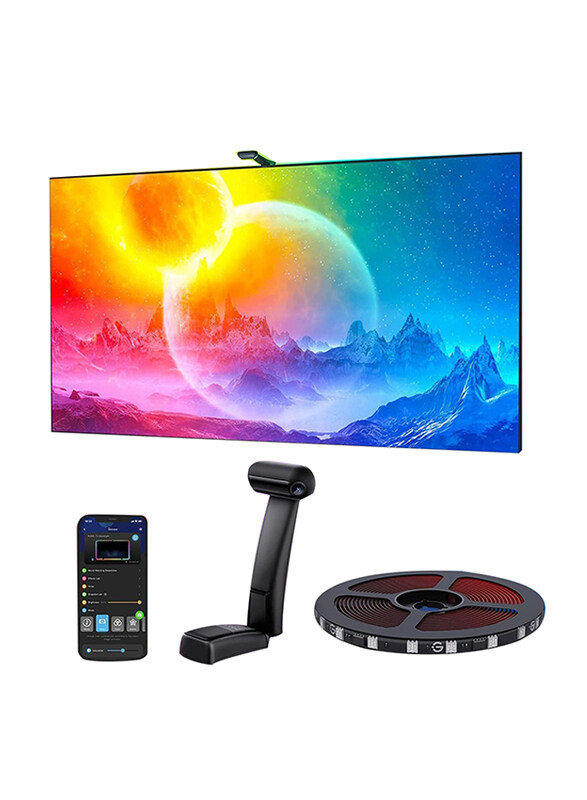 

Govee Wi-Fi Envisual TV Backlight with Dual Cameras and Smart App Control, Multicolour