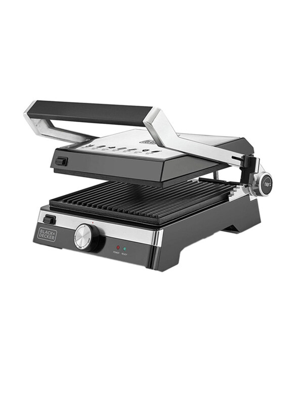

Black+Decker Family Health Grill, 2000W, CG2000-B5, Black/Silver
