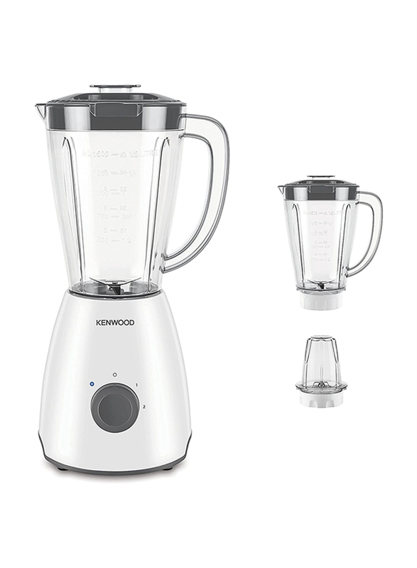 

Kenwood 3 Piece Blender with 1 Mill + 2 Blenders, 400W, BLP10.E0WH, White