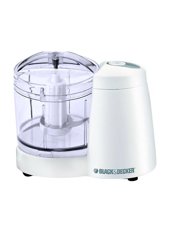 

Black+Decker 0.35L Mini Food Chopper, 120W, SC350-B5, White