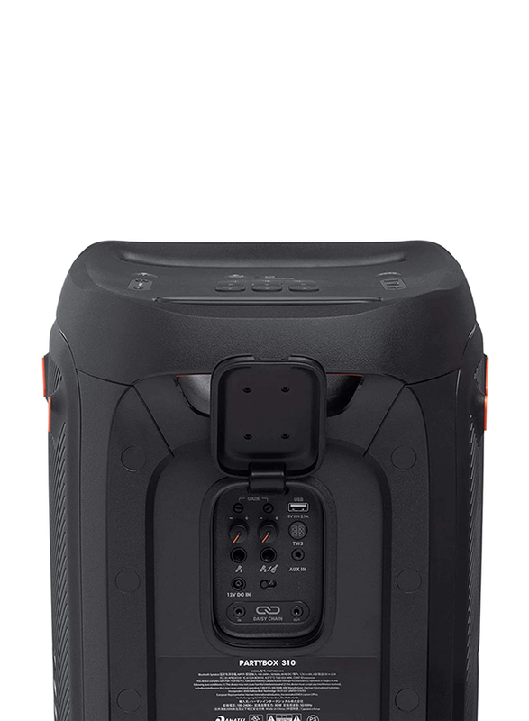 JBL Party Box 310 Portable Bluetooth Party Speaker, 240W, Black