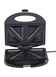 Black+Decker 2 Slice Sandwich Maker, 600W, TS1000-B5, Black