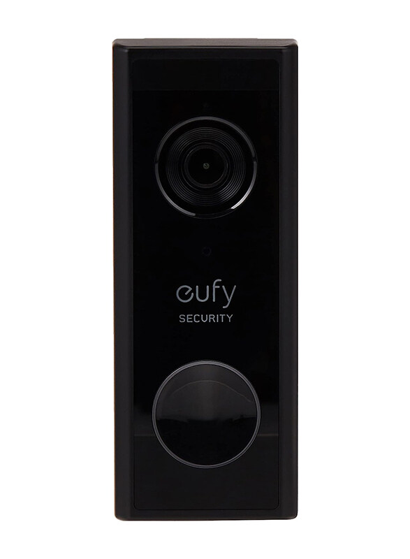 

Eufy Battery-Powered 2K Video Doorbell with Homebase, Black/White