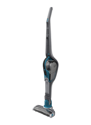 Black+Decker 2-in-1 18V Li-Ion Cordless Smart Tech Stick Vacuum Cleaner, 25W, 500ml, Svj520Bfs-B5, Blue/Grey