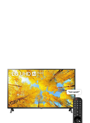 LG 55-inch (2022) 4K Ultra HD LED Smart TV, 55Uq75006, Black