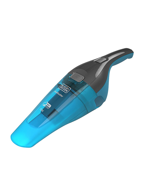 Black+Decker 7.2V 1.5 Ah Dustbuster Wet & Dry Vacuum Cleaner, 385ml, WDC215WA-B5, Blue