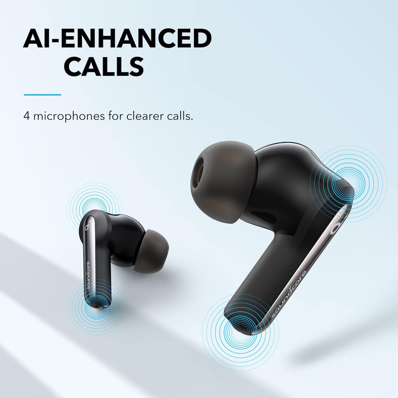 Anker Soundcore Life P3i Wireless Bluetooth In-Ear Air Pods, Black