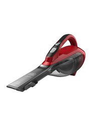 Black+Decker Cordless Dustbuster Handheld Vacuum Cleaner, DVA315J-B5, Red/Grey