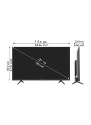 Hisense 50-inch (2022 -2023) 4K Ultra HD LED Smart TV, 50A61H, Black