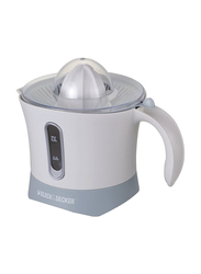 Black+Decker 0.5L Juice Extractor, 30W, CJ650, White/Grey