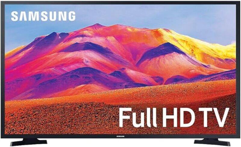 

Samsung 43 inch full hd smart led tv with built-in receiver, black - ua43t5300auxeg, Wi-Fi