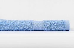 Thomaston Mills Soft Cotton Bath Towel, 550 GSM, 70 x 140cm, Skyblue Light Blue