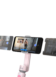 Zhiyun Universal Smooth-XS Foldable Smartphone Gimbal Stabilizer Selfie Stick, Pink