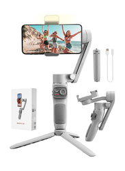 Zhiyun Smooth Q3 Handheld 3-Axis Gimbal Stabilizer with LED Fill Light Grip Tripod and Gesture Control, Grey