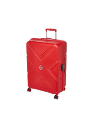 American Tourister Kross Hard Cabin Luggage Trolley Bag, 79cm, Formula Red