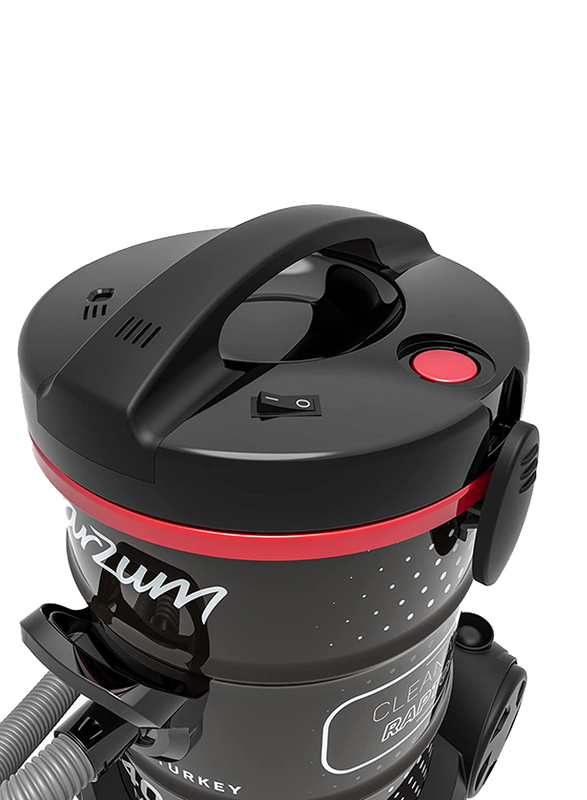 Arzum Cleanart Raptor Drum Type Vacuum Cleaner, 21L, 2400W, Black