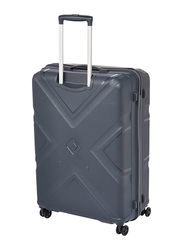 American Tourister Kross Hard Cabin Luggage Trolley Bag, 79cm, Dark Slate Black