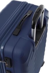 American Tourister Senna 4-Wheel Hard Case Trolley Spinner Luggage Bag, 80cm, Classic Blue