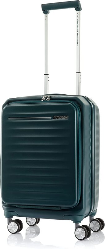 American Tourister Frontec Spinner Luggage Bag with TSA Lock, 79cm, Navy Blue