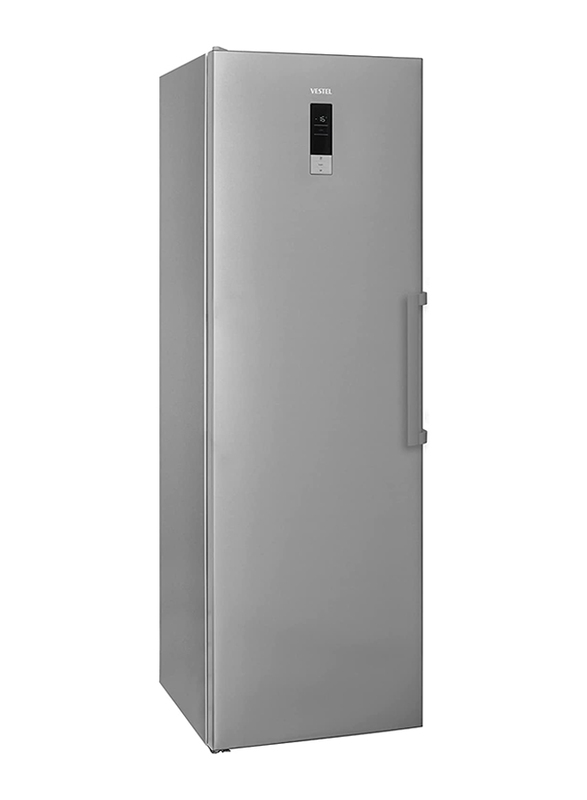 Vestel 310 Liters Upright Single Door Freezer, NFF310EX, Grey