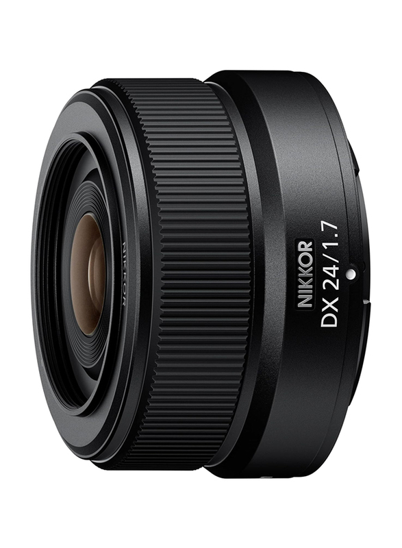 Nikon NIKKOR Z Lens DX 24mm f/1.7 Fixed Focal Length with Large & Fast Aperture for Nikon APS-C Size/DX-Format Z Series Cameras, Black