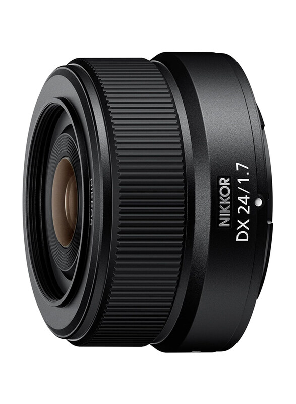 

Nikon NIKKOR Z Lens DX 24mm f/1.7 Fixed Focal Length with Large & Fast Aperture for Nikon APS-C Size/DX-Format Z Series Cameras, Black