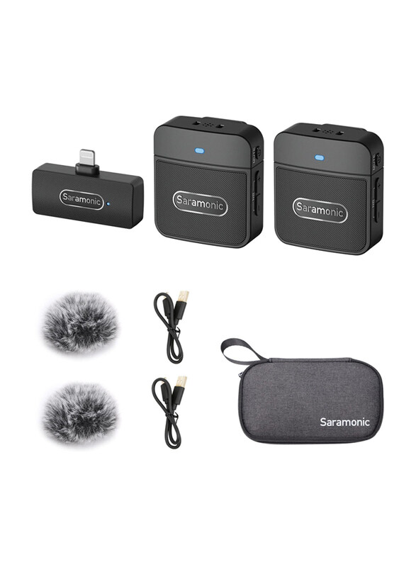 

Saramonic Blink100 B4 Wireless Lavalier Microphones for Apple iPhone/iPad, Black