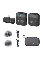 Saramonic Blink100 B4 Wireless Lavalier Microphones for Apple iPhone/iPad, Black