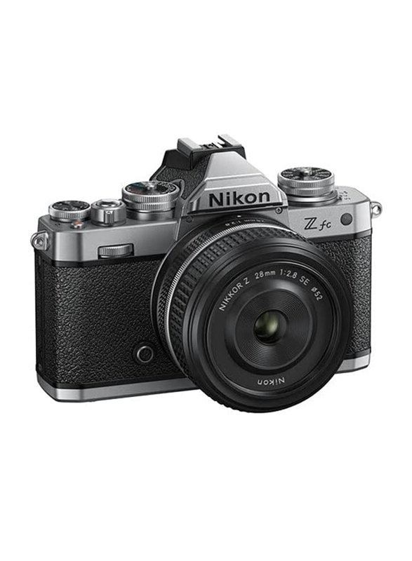 Nikon ZFC Mirrorless Digital Camera with 28mm Lens, 20.9 MP, VOK090WM, Silver