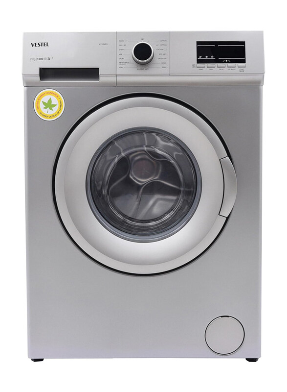 

Vestel 7Kg 1000 RPM Front Load Washing Machine, W7104DS, Dark Silver