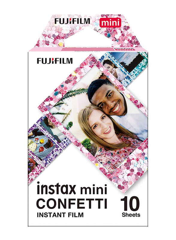 

Generic Fujifilm Instax Mini Confetti Instant Film, 10 Sheets, Multicolour