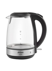 Arzum 1.7L Glassy Electric Kettle, 2200W, AR3071, Multicolour