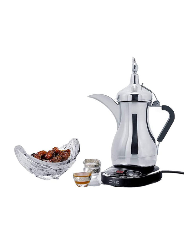 Arabic 0.8L Electric Coffee Maker, JLS-170E, Silver