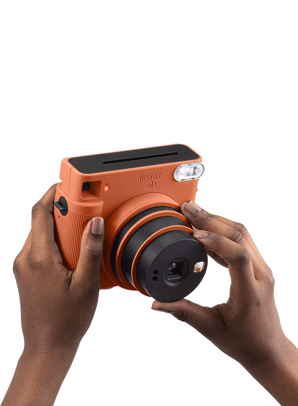 Fujifilm Instax Square SQ1 Instant Camera, Terracotta Orange