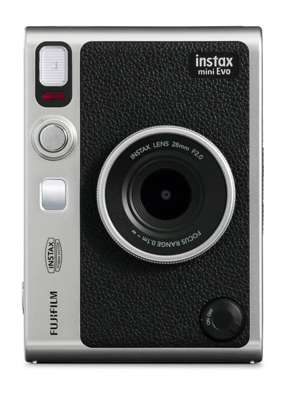 Fujifilm Instax Mini EVO Instant Camera, Silver/Black