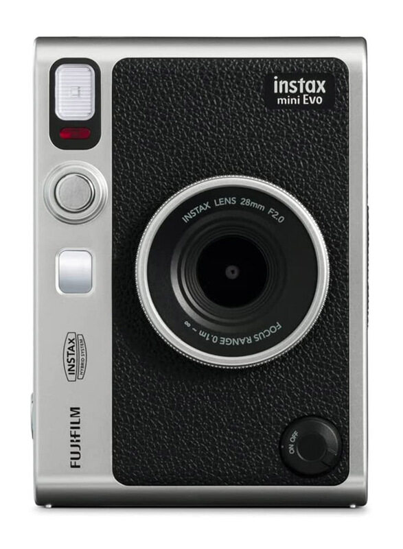 

Fujifilm Instax Mini EVO Instant Camera, Silver/Black