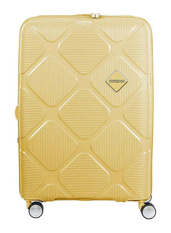 American Tourister Check in Medium Instagon Luggage Trolly Suitcase, 69cm, Pastel Yellow