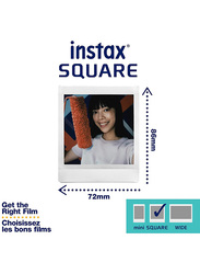 Fujifilm Instax Square Star Illumination Instant Film, 10 Sheets, Multicolour