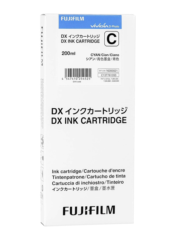 Fujifilm Vividia Cyan Dx Ink Cartridge