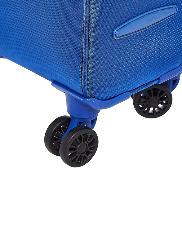 American Tourister Majoris Soft Cabin Luggage Trolley Bag, 59cm, Blue