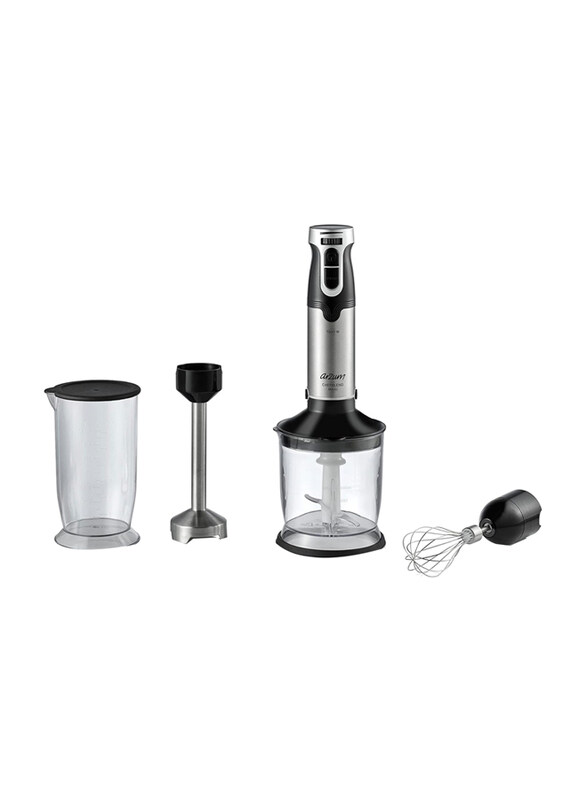 Arzum Chefblend 4-in-1 Maxi Hand Blender, 1000W, Black/Silver