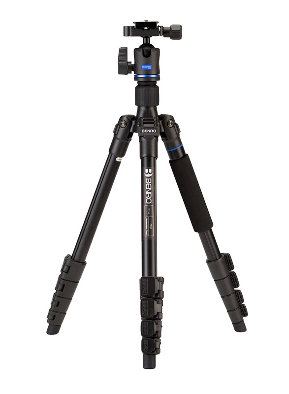 

Generic Benro iTrip Series 0 Aluminium Tripod Kit with IH0 Ball Head, FIT19AIH0, Black