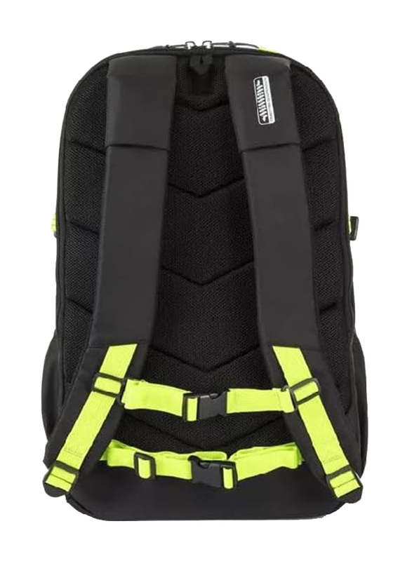 American Tourister Magna 01 Backpack Bag for Unisex, Black/Yellow