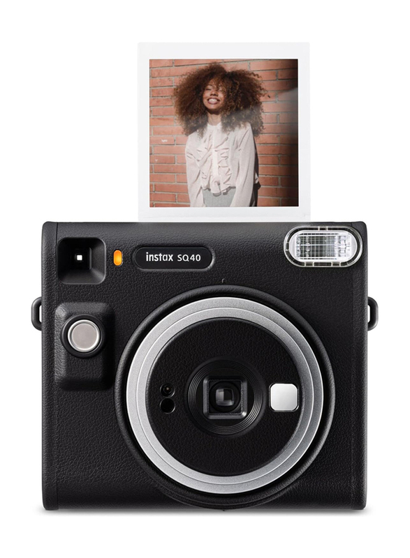 Instax Fujifilm SQ40 Instant Camera with 32mm f/2.8 Lens, Black