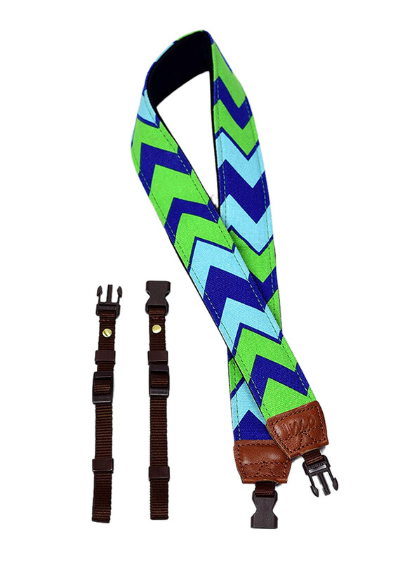 

Generic IMO Cool Chevron Camera Strap with Quick Release Buckles Suits for DSLR/Mirrorless Camera, NE119, Multicolour