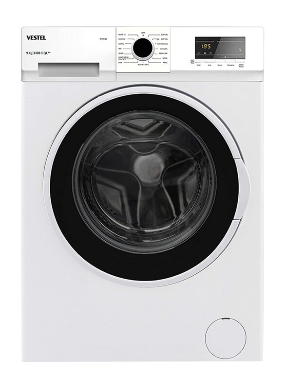 

Vestel 9 Kg 1400 RPM Front Load Washing Machine, W9B144, White