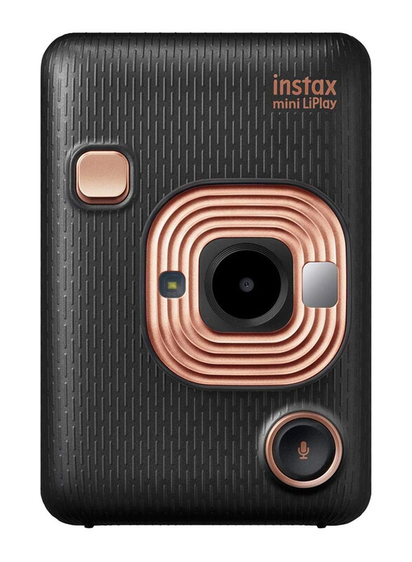 

Fujifilm Instax Mini Liplay Hybrid Instant Camera, Elegant Black