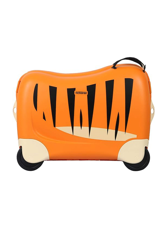 American Tourister Skittle Nxt Orange Tiger Carry-On Kids Luggage with Wheels, Orange